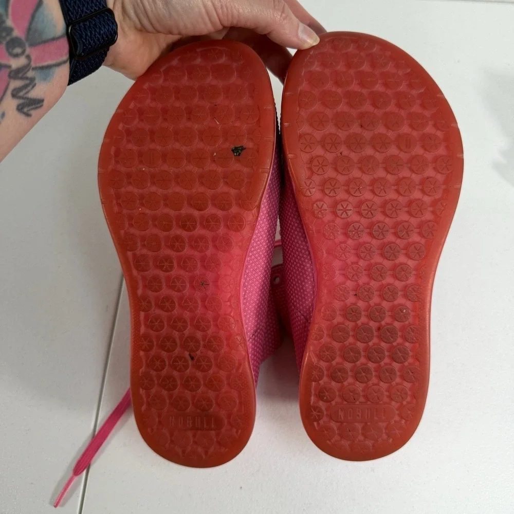 NOBULL No‎ Bull Women 8 High Top Sneaker Trainer Pink SuperFabric Training Shoes - Picture 12 of 13